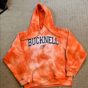 Bucknell Bleach Tie Dye Hoodie